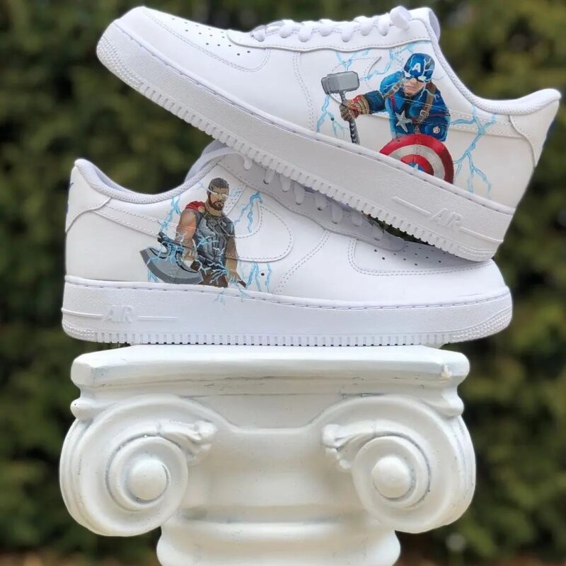 Captain America x Thor Air Force 1 Custom