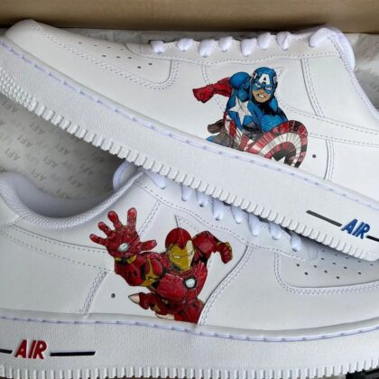 Captain x Iron Man Air Force 1 Custom