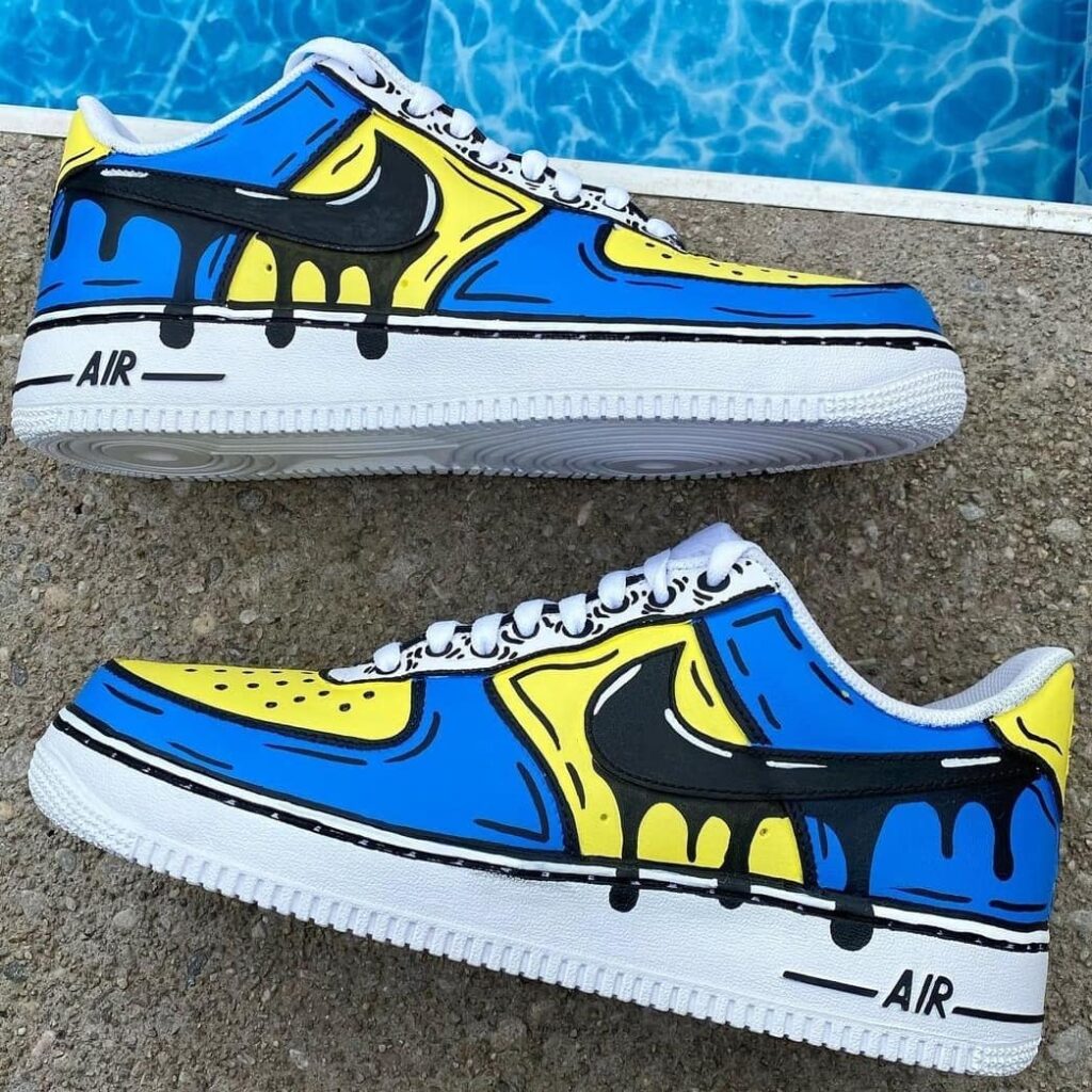 custom cartoon air forces