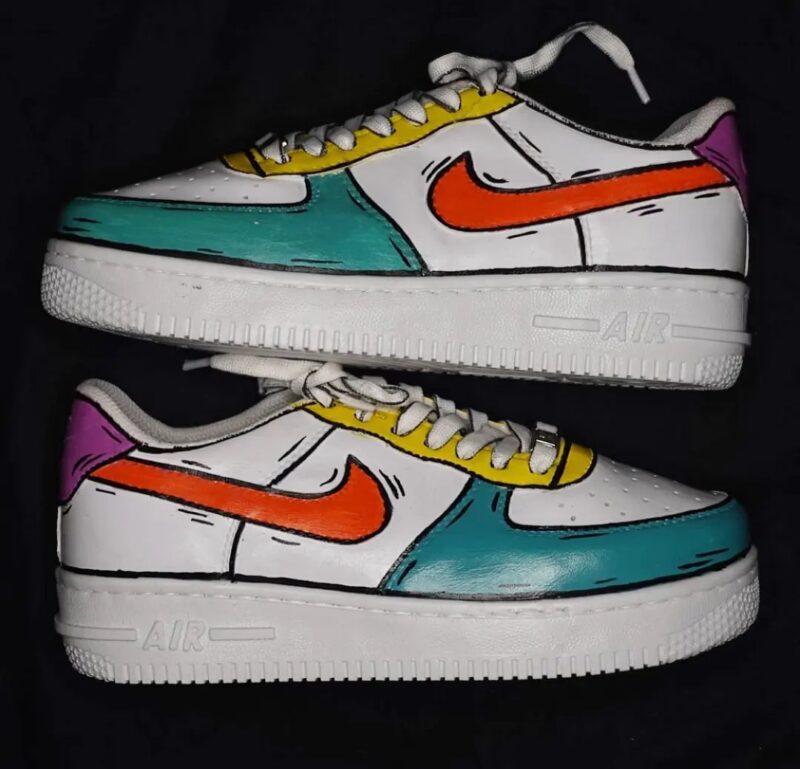 Cartoon Air Force 1 Custom