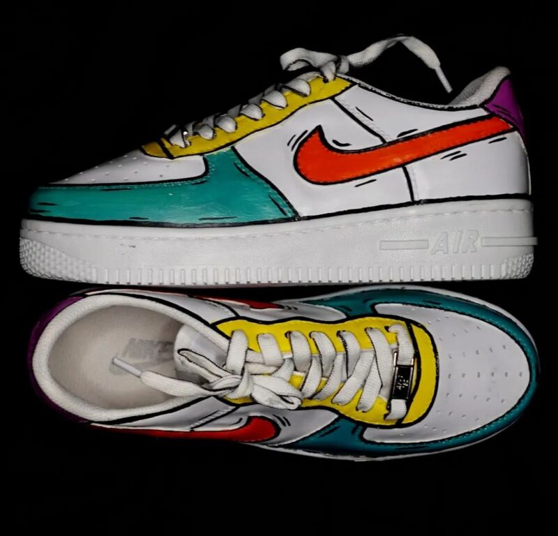 Cartoon Air Force 1 Custom