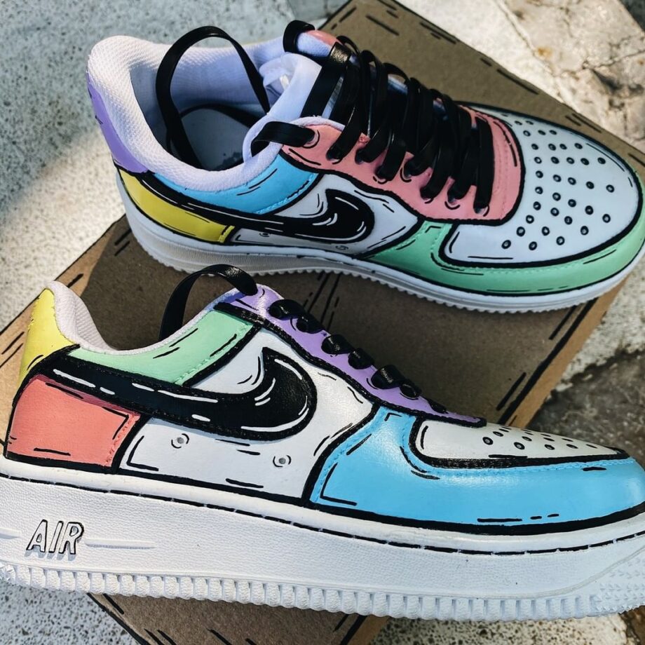 Cartoon Air Force 1 Custom - Daniel Customs