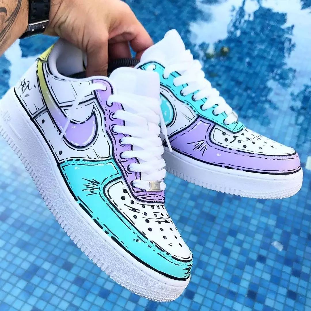 Cartoon Air Force 1 Custom - Daniel Customs