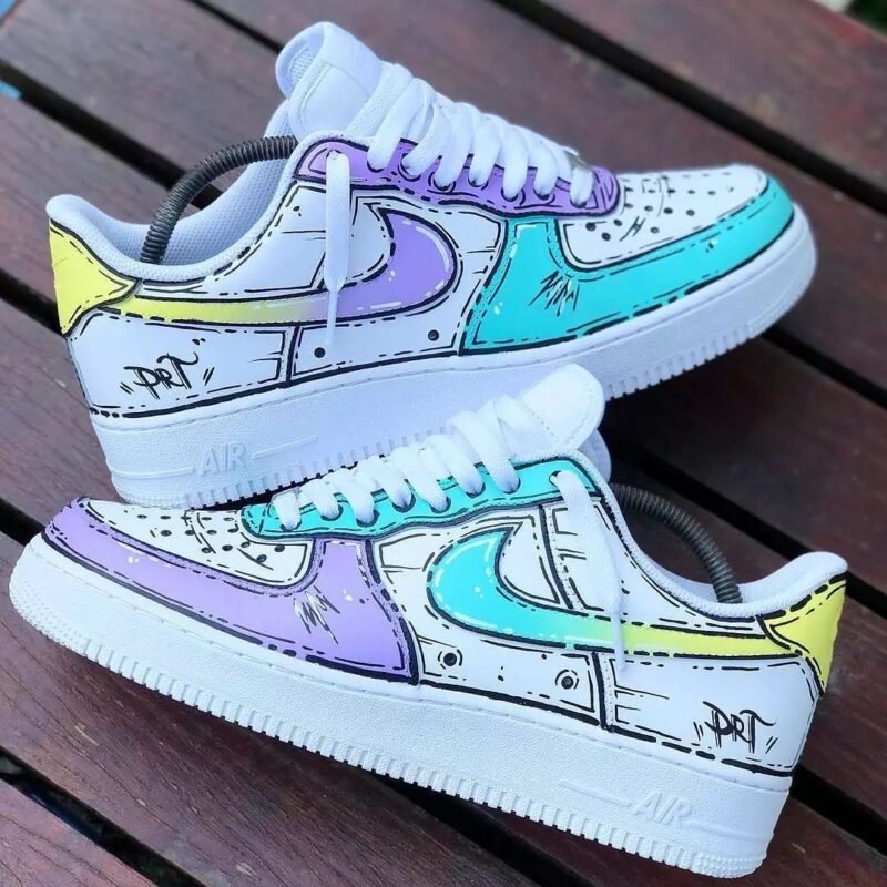 Cartoon Air Force 1 Custom