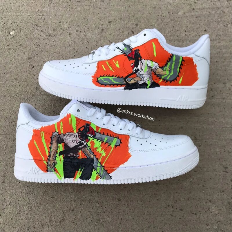 Chainsaw Man Air Force 1 Custom