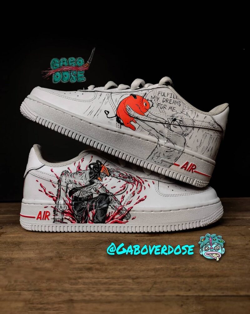 Chainsaw Man Air Force 1 Custom