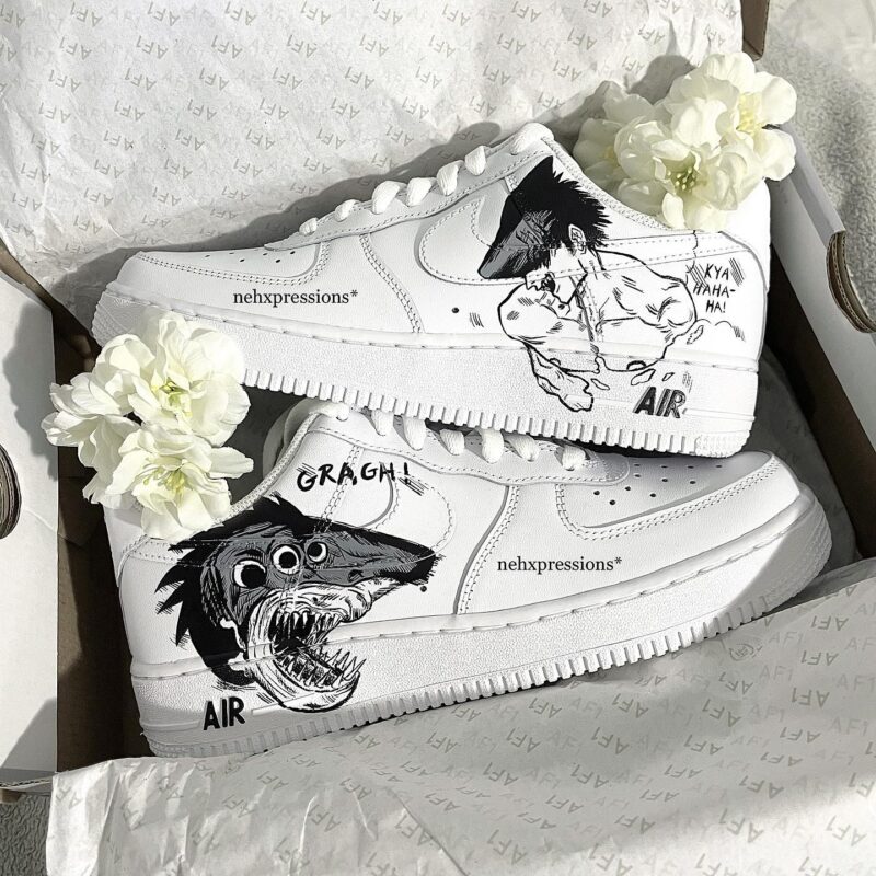 Chainsaw Man Air Force 1 Custom