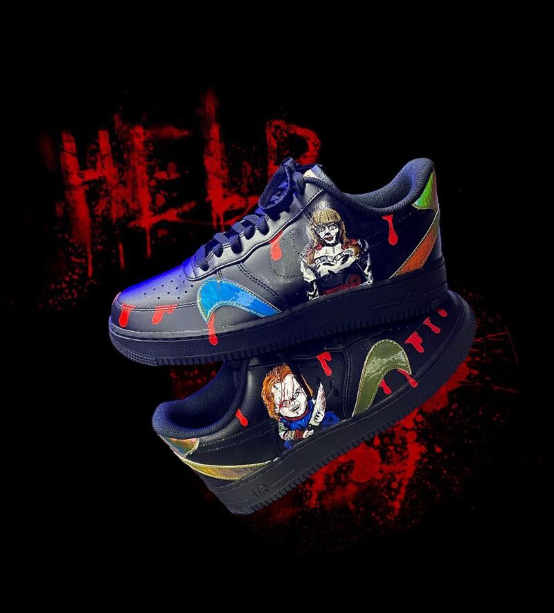 Chucky x Annabelle Air Force 1 Custom