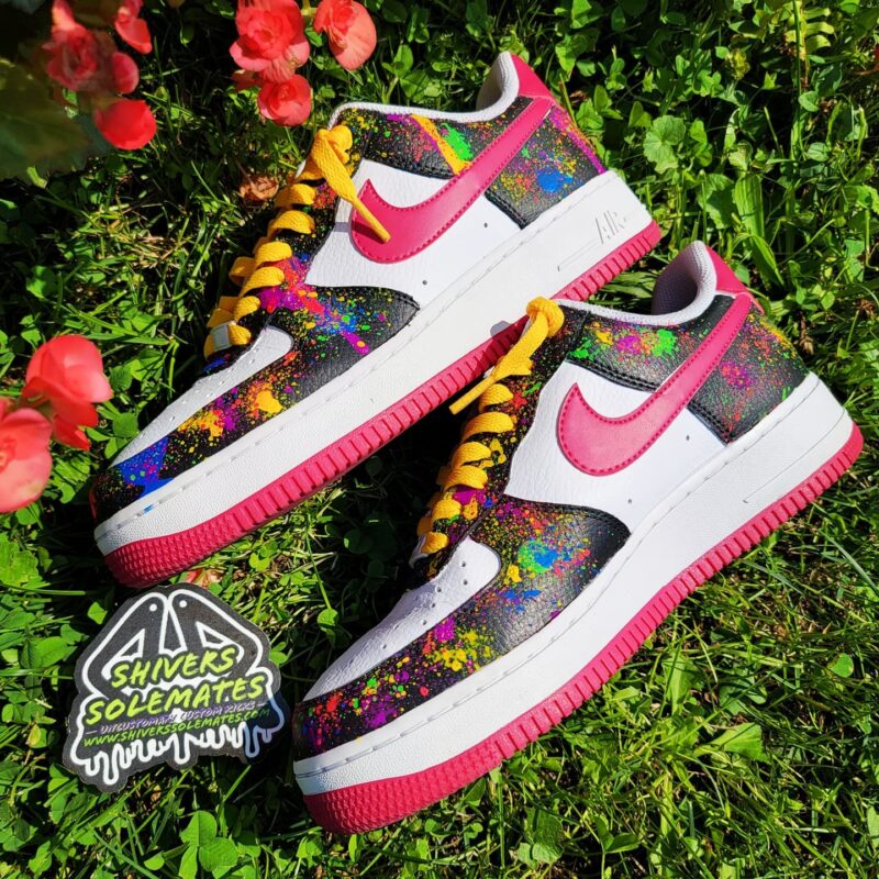 Color Grunge Air Force 1 Custom