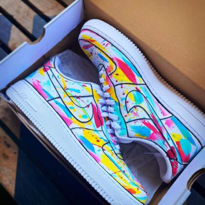 Color Splash ⁣ Air Force 1 Custom