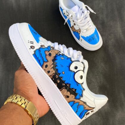 Cookie Monster Air Force 1 Custom