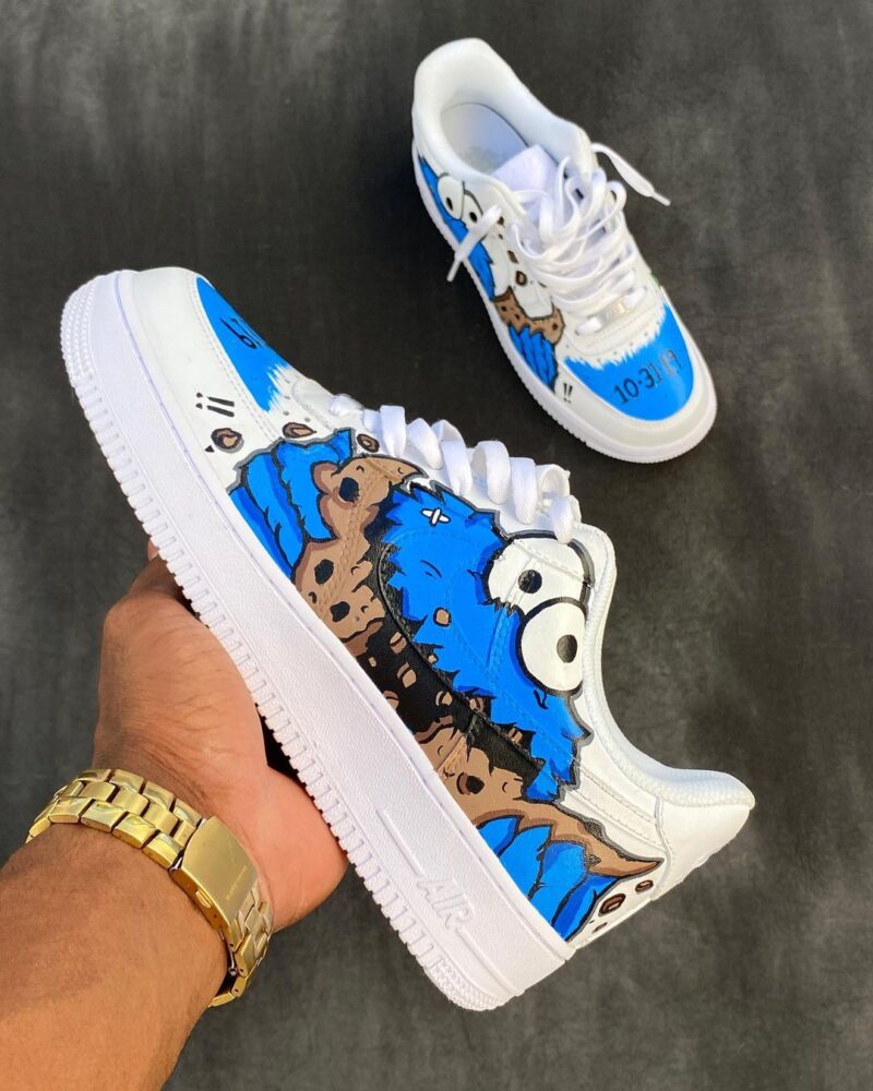 Cookie Monster Air Force 1 Custom