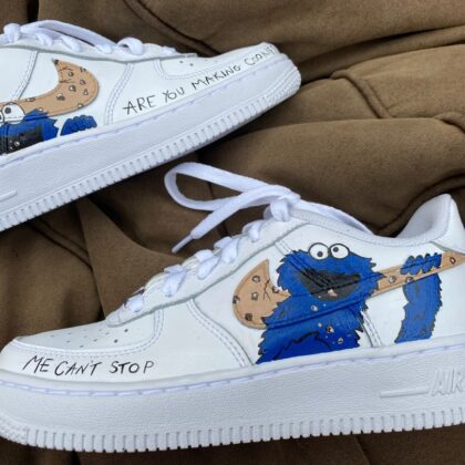 Cookie Monster Air Force 1 Custom