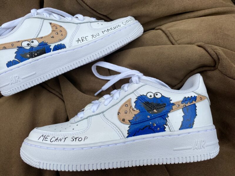 Cookie Monster Air Force 1 Custom