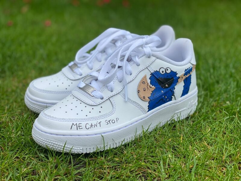 Cookie Monster Air Force 1 Custom