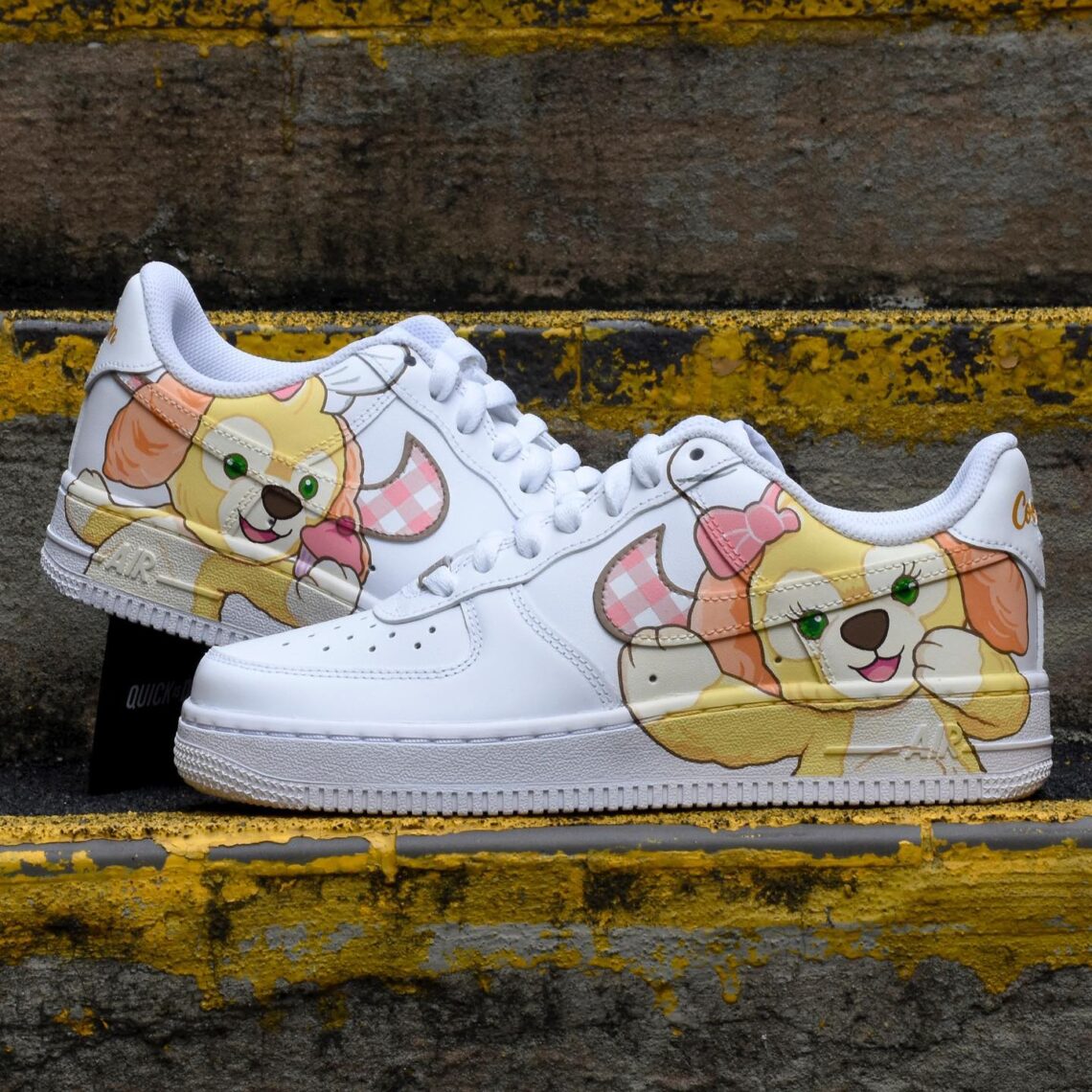 custom air force 1 cookie monster
