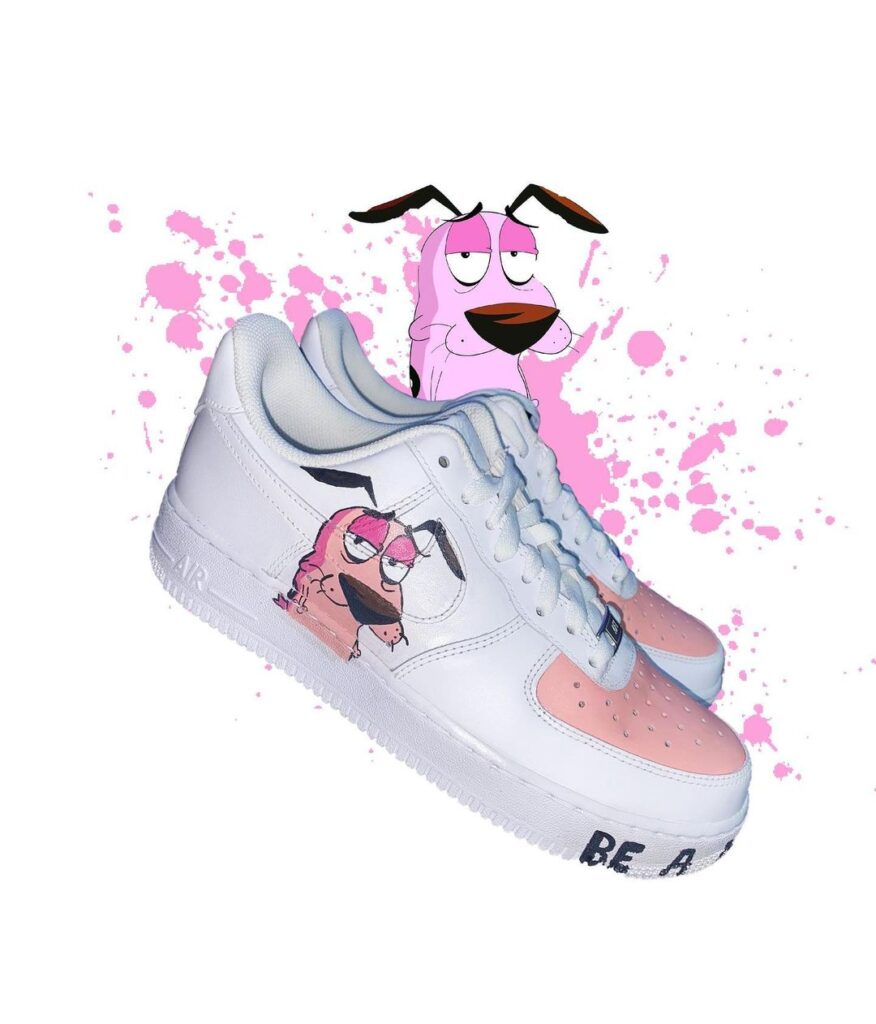 Courage the Cowardly Dog Air Force 1 Custom Daniel Customs