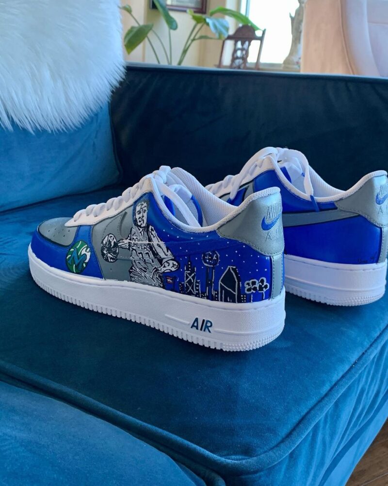 Dallas Mavericks Air Force 1 Custom