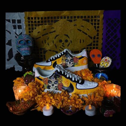 Day of the Dead Air Force 1 Custom