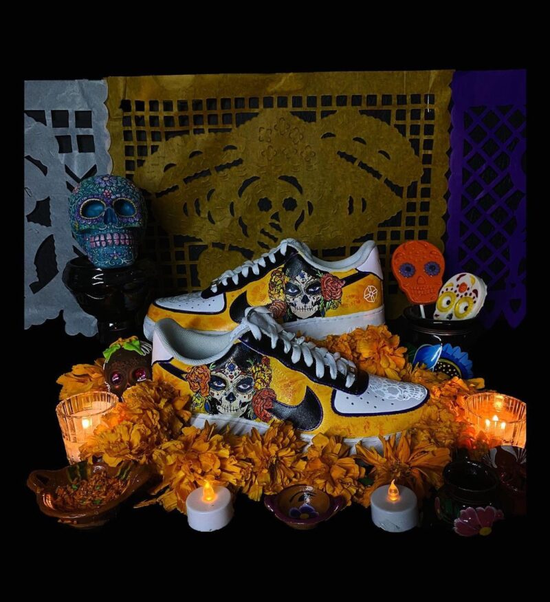 Day of the Dead Air Force 1 Custom