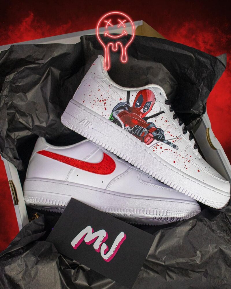 Deadpool Air Force 1 Custom