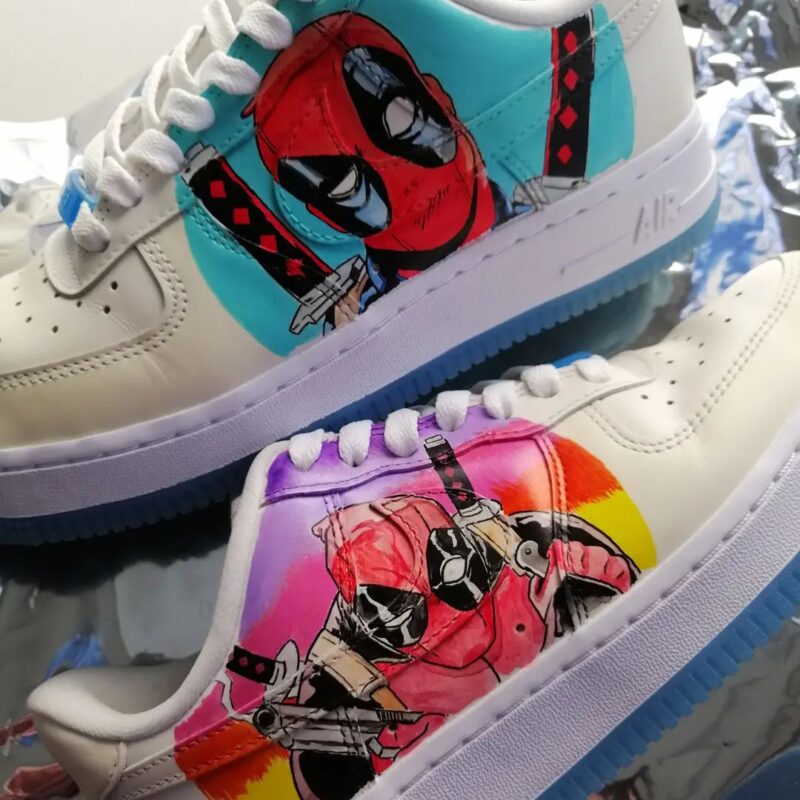 Deadpool Air Force 1 Custom