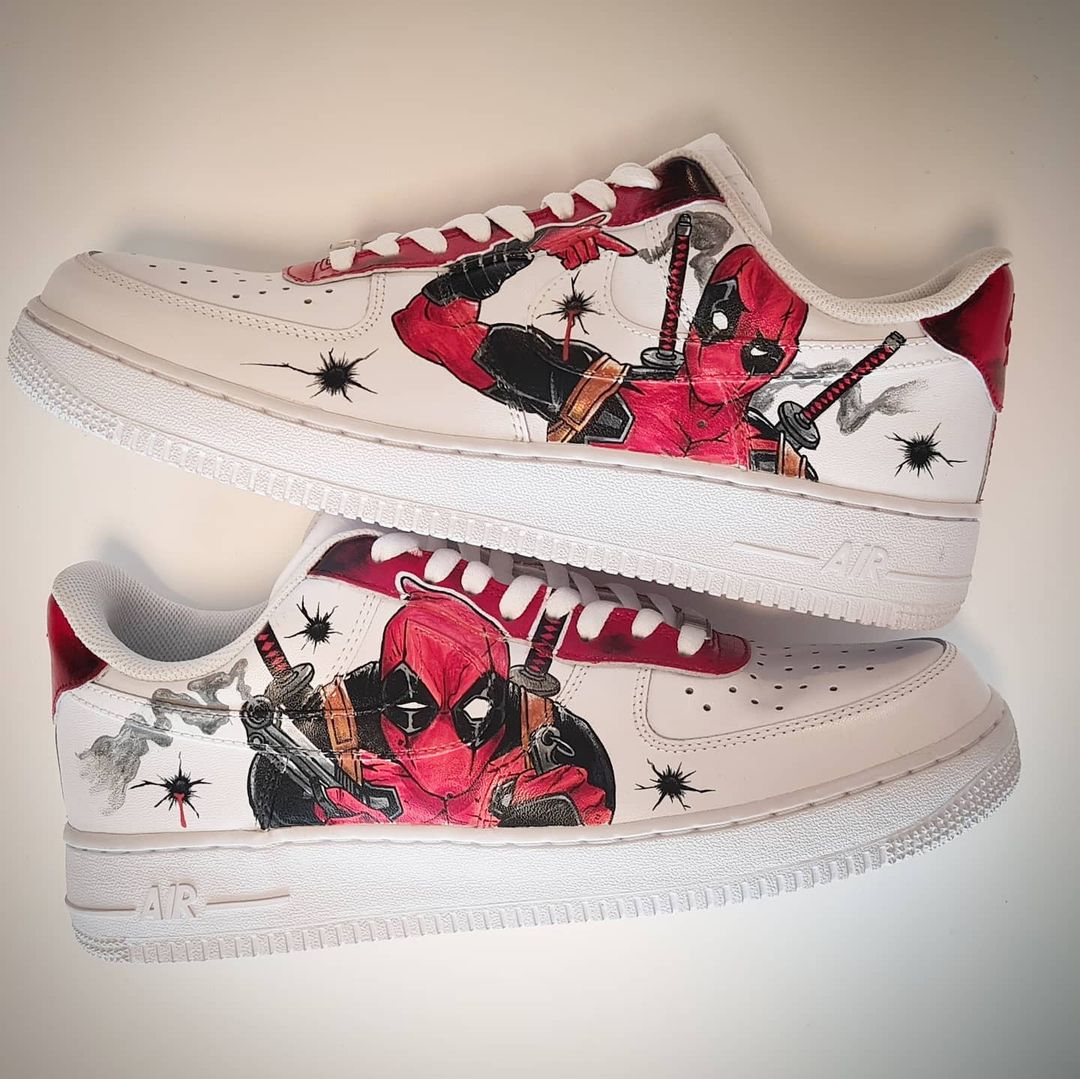 Deadpool Air Force 1 Custom