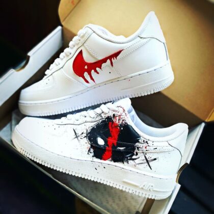 Deadpool Air Force 1 Custom