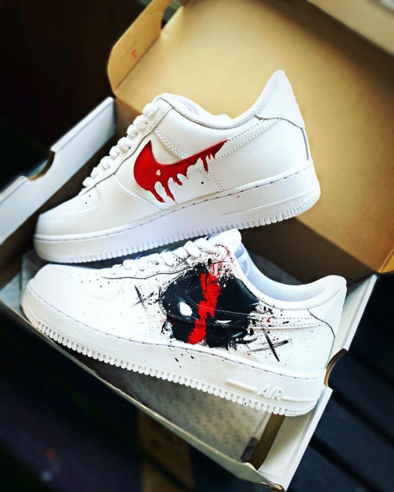 Deadpool Air Force 1 Custom