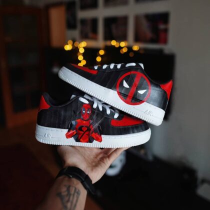 Deadpool Air Force 1 Custom