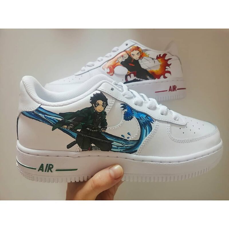 Demon Slayer Kimetsu no Yaiba Air Force 1 Custom