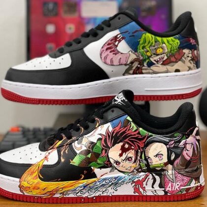 Demon Slayer Kimetsu no Yaiba Air Force 1 Custom