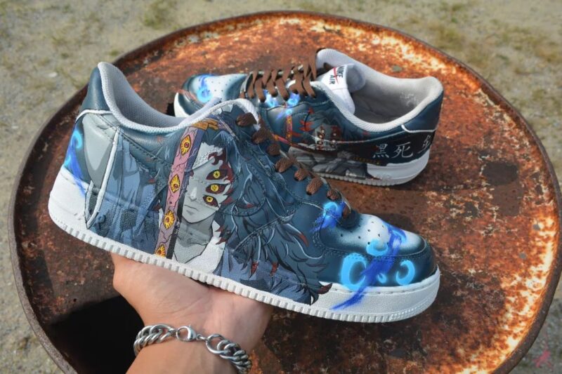 Demon Slayer Kimetsu no Yaiba - Kokushibo Air Force 1 Custom