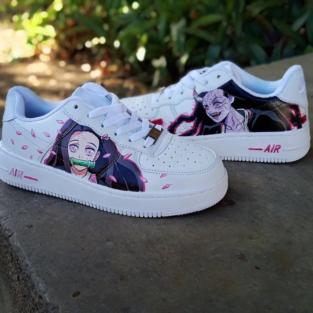 Demon Slayer Kimetsu no Yaiba - Nezuko Air Force 1 Custom