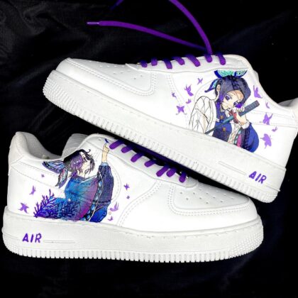 Demon Slayer Kimetsu no Yaiba - Shinobu Air Force 1 Custom