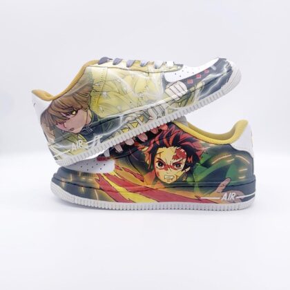 Demon Slayer Kimetsu no Yaiba - Tanjiro x Zenitsu Air Force 1 Custom