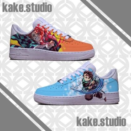 Demon Slayer Kimetsu no Yaiba - Tanjizo Air Force 1 Custom