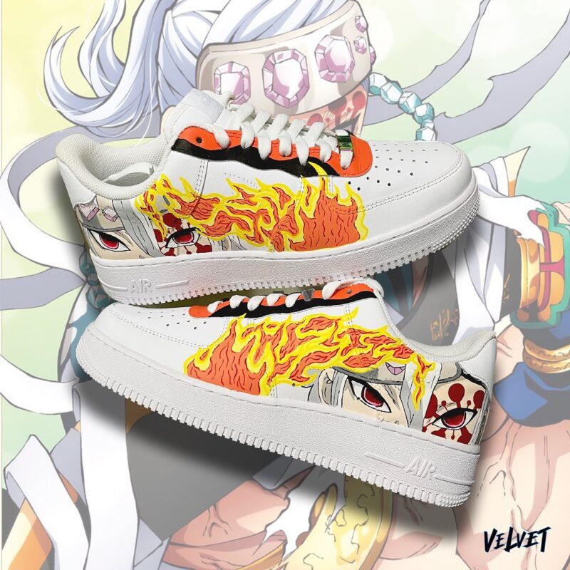 Demon Slayer Kimetsu no Yaiba - Tengen Uzui Air Force 1 Custom