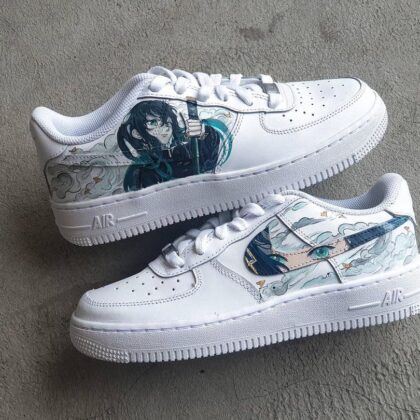 Demon Slayer Kimetsu no Yaiba - Zenitsu Air Force 1 Custom