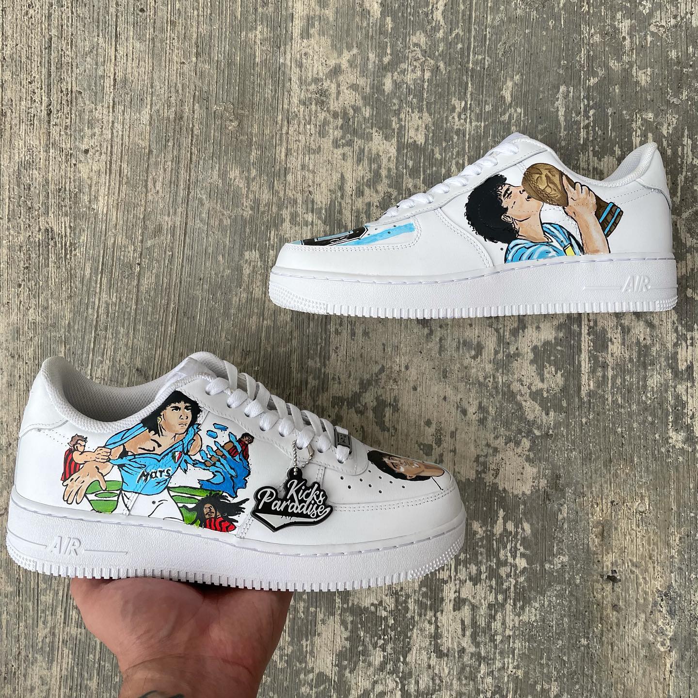 Diego Maradona Air Force 1 Custom