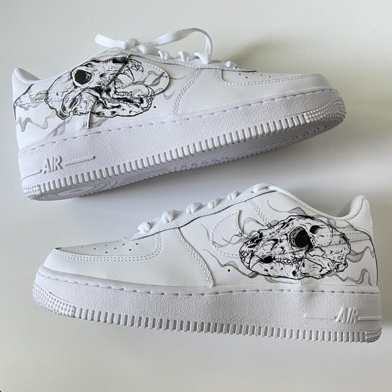 Dog Skull Air Force 1 Custom