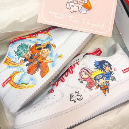 Dragon Ball x Naruto Air Force 1 Custom