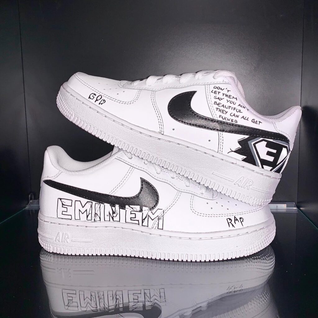 Eminem Air Force 1 Custom - Daniel Customs