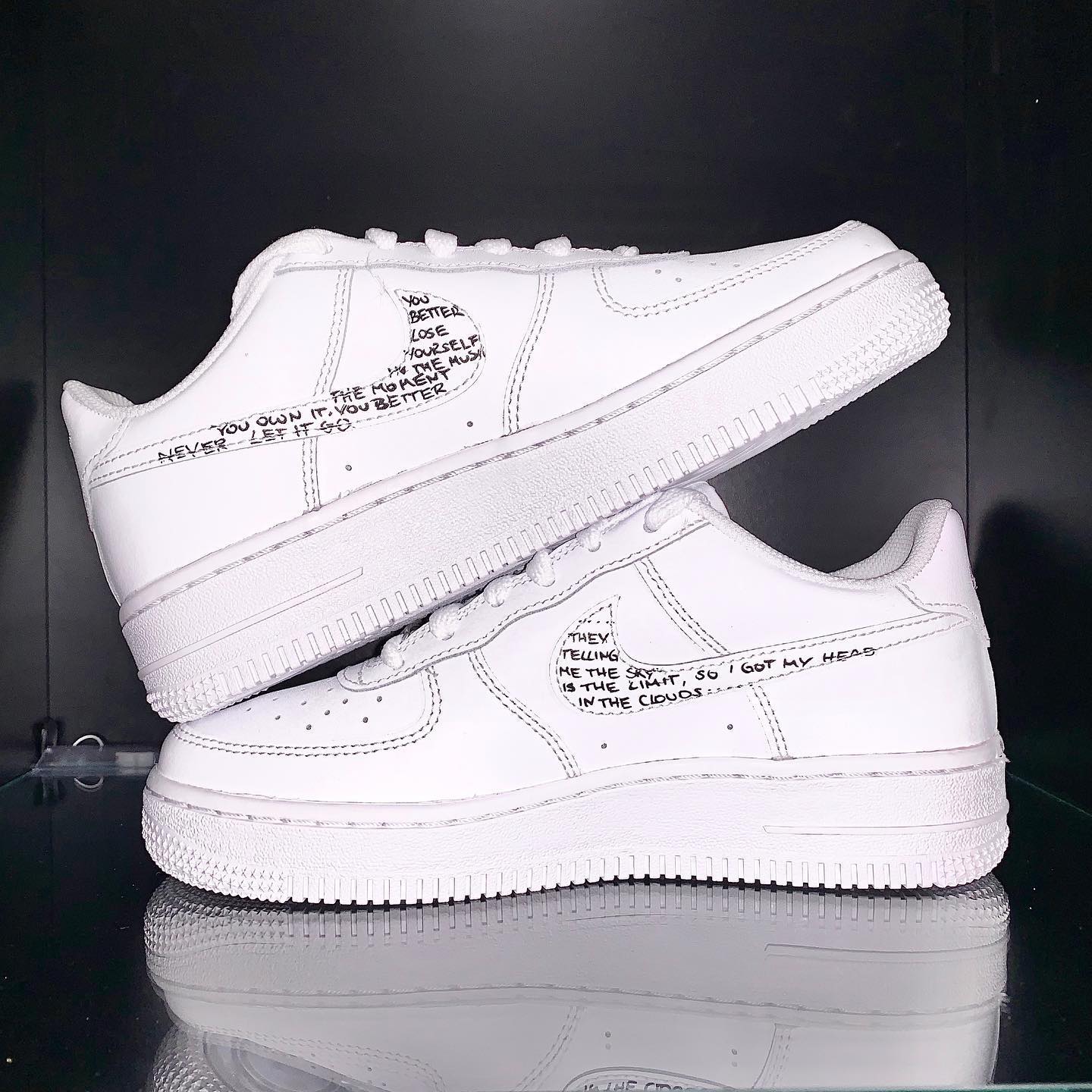 Eminem Air Force 1 Custom in 2023  Eminem, Sneakers fashion, Swag