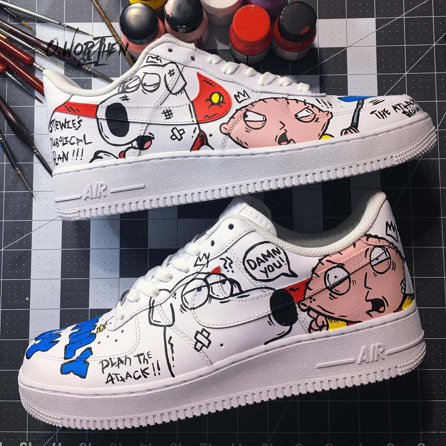 Family Guy Air Force 1 Custom