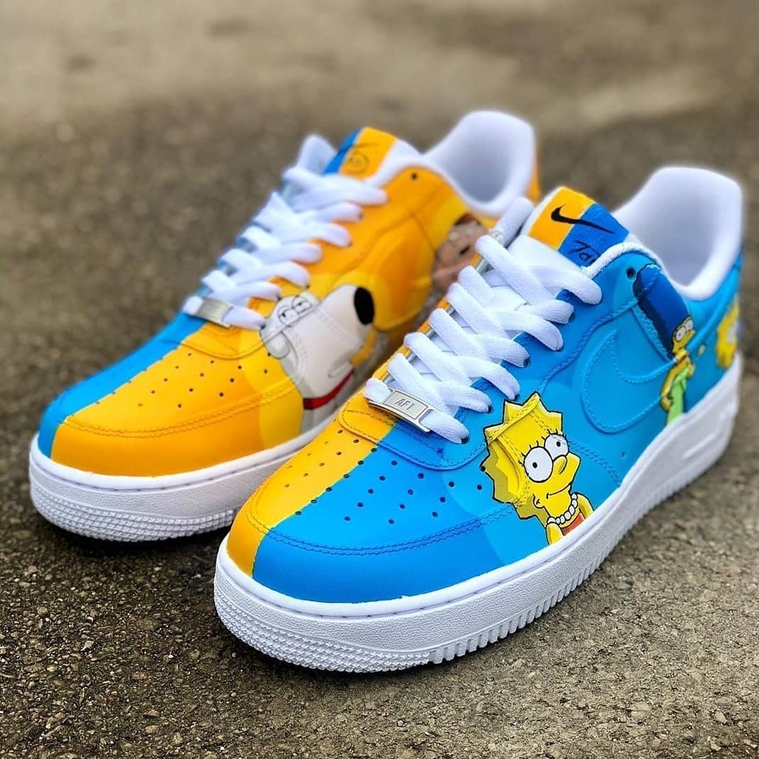 Family Guy x Simpsons Air Force 1 Custom