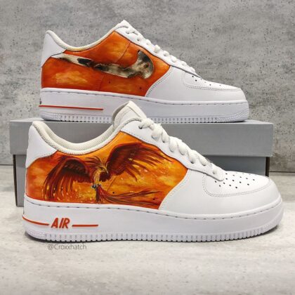 Fire Air Force 1 Custom