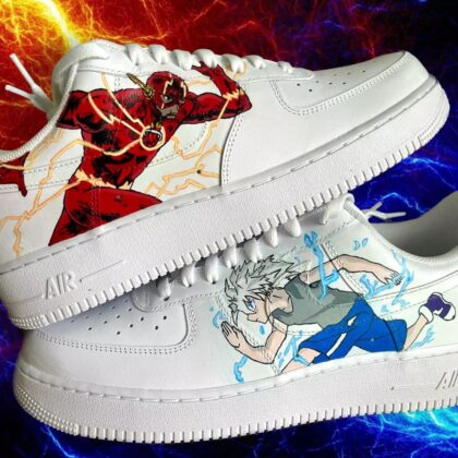 Flash x Killua Air Force 1 Custom