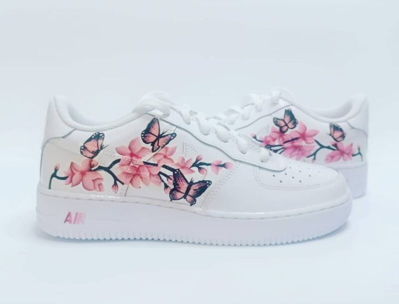 Flower Butterfly Air Force 1 Custom