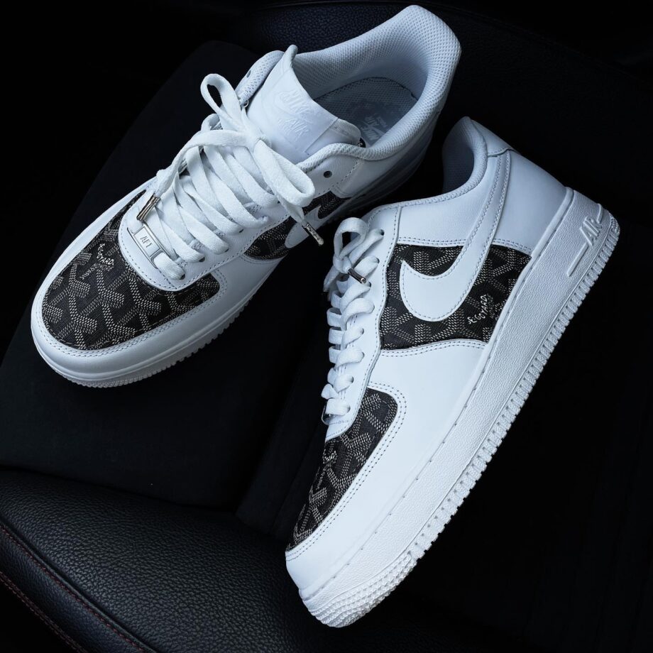 custom goyard air force 1